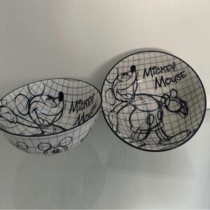 Disney Mickey Mouse Sketch Bowls